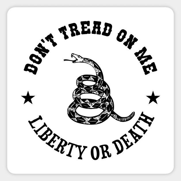 Don't tread on me Sticker by pplotaz